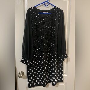 Studio One women’s dress black and white sz XL